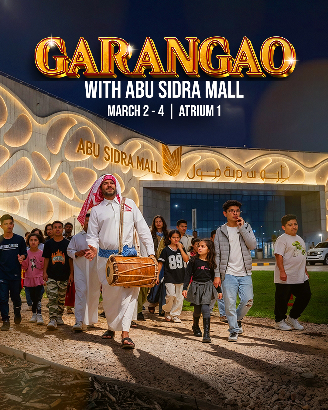 Garangao — cultural celebration event, Abu Sidra Mall